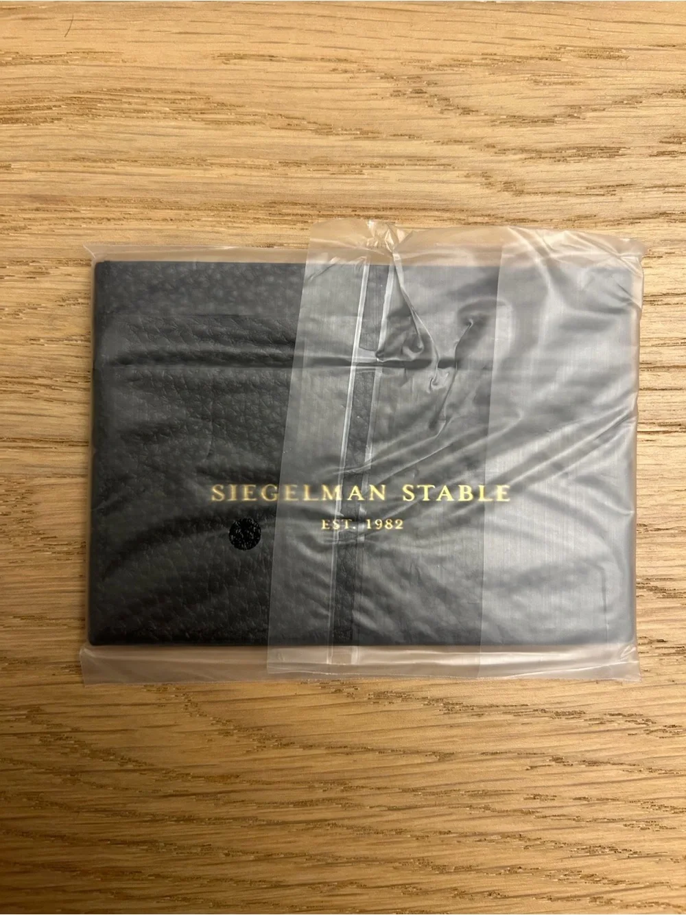Black Leather Card & Key Wallet